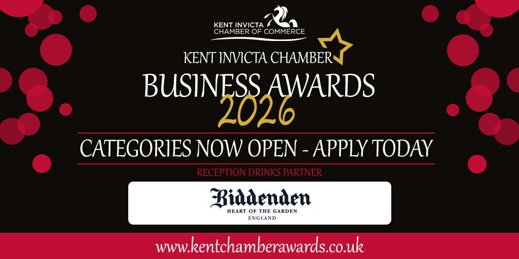 BiddendenVine's tweet photo. We are delighted to one again be partners for the Kent Invicta Chamber Business Awards 🥂

Bringing together the business community, these awards showcase the amazing achievements of a range of businesses and talented individuals. https://t.co/VWlmKL3Z5U