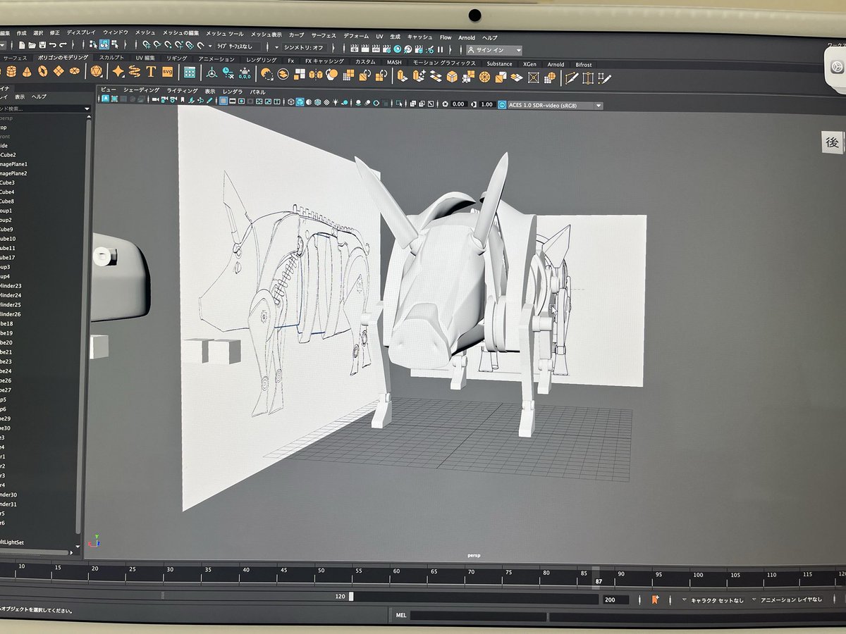 kokkroom's tweet photo. 3DCGの課題
豚というよりイノシシ https://t.co/cf7AyOwvvJ