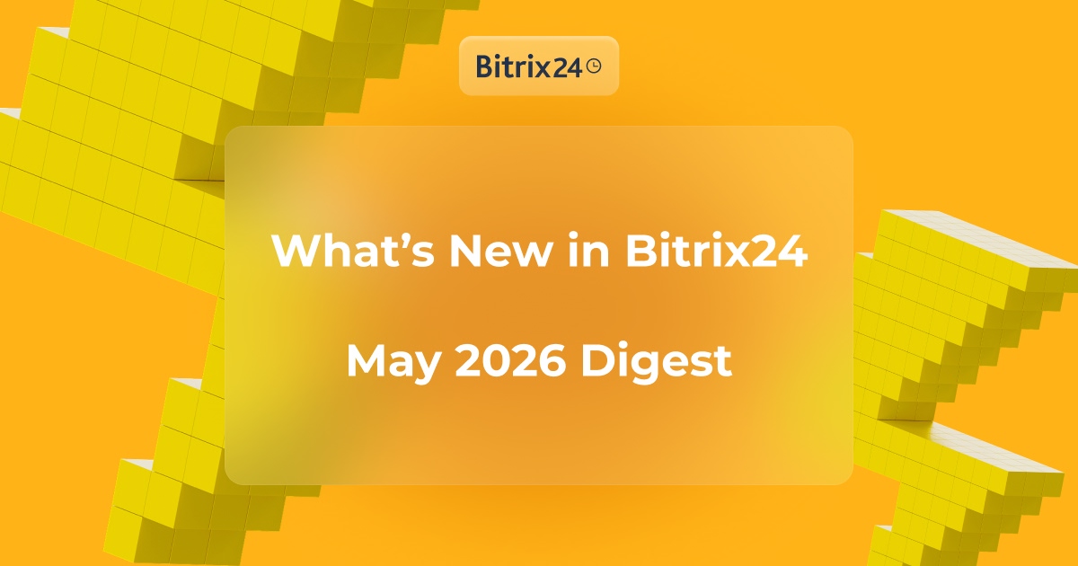 bitrix24's tweet photo. May Product Digest: Smart updates for daily operations. 🚀
Bitrix24 closed out May with updates focused on one thing: helping teams spend less time on routine work and more time getting things done.

📞The new 24Zap integration now brings WhatsApp directly into the CRM, so sales and support teams can manage customer chats, templates, and conversation history without jumping between apps or personal phones.

📝 HR teams can also move faster with updated e-Signature tools. Onboarding forms, contracts, and approvals can now be created, sent, and signed digitally inside Bitrix24 without long email chains or manual follow-ups.

🏠For real estate agencies, the new Real Estate App gives teams one shared space to manage listings, buyers, deals, and pipelines instead of relying on scattered spreadsheets.

🤖We also launched a new YouTube Express Course with short practical lessons to help teams onboard faster, automate tasks, and get more value from Bitrix24 tools.

See how the latest Bitrix24 updates can cut manual work and organize your operations: https://t.co/z6Tzj4FDa4

#Bitrix24 #CRM #BusinessAutomation #WorkflowAutomation