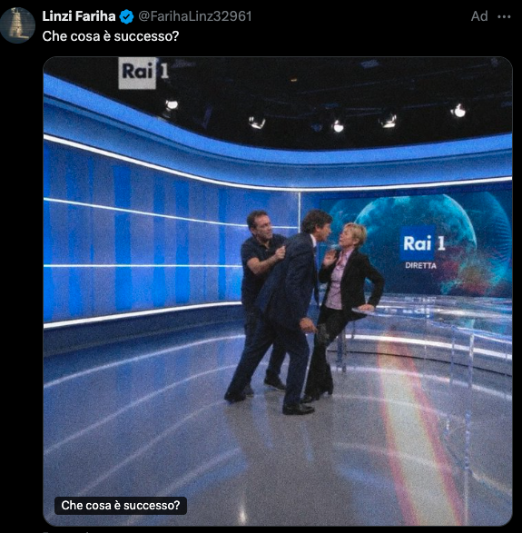bembureda's tweet photo. Che cosa è successo?
È successo che avete rotto il cazzo con questi post fasulli.
Segnalate gente, segnalate. https://t.co/u5vr3C5ROi