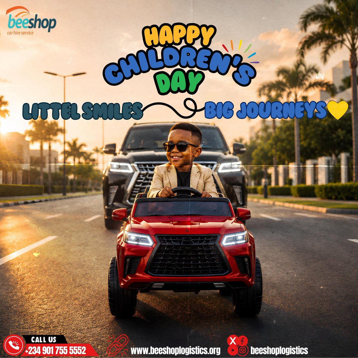beeshoplogistic's tweet photo. Happy Children��s Day from Beeshop Logistics✨ Little smiles, big journeys, and endless possibilities. Celebrating the joy, dreams, and bright future of every child today and always. https://t.co/7Al8QxaB8G