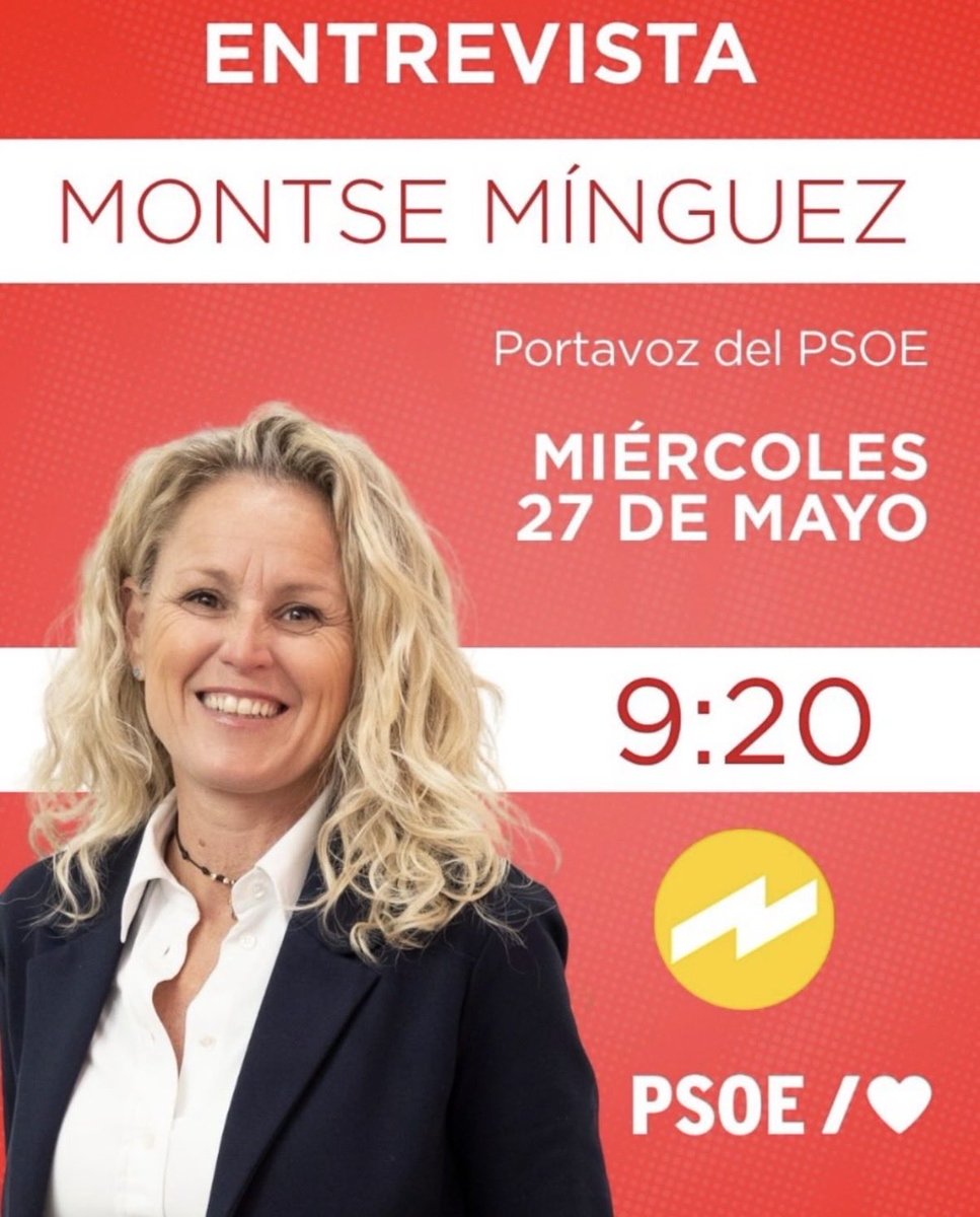 raulgbvb's tweet photo. @eldebate_com Igual solo había que mirar la agenda de @montseminguez y ver que tenía una entrevista de radio a la que acudir… https://t.co/CgyPgNrnkp