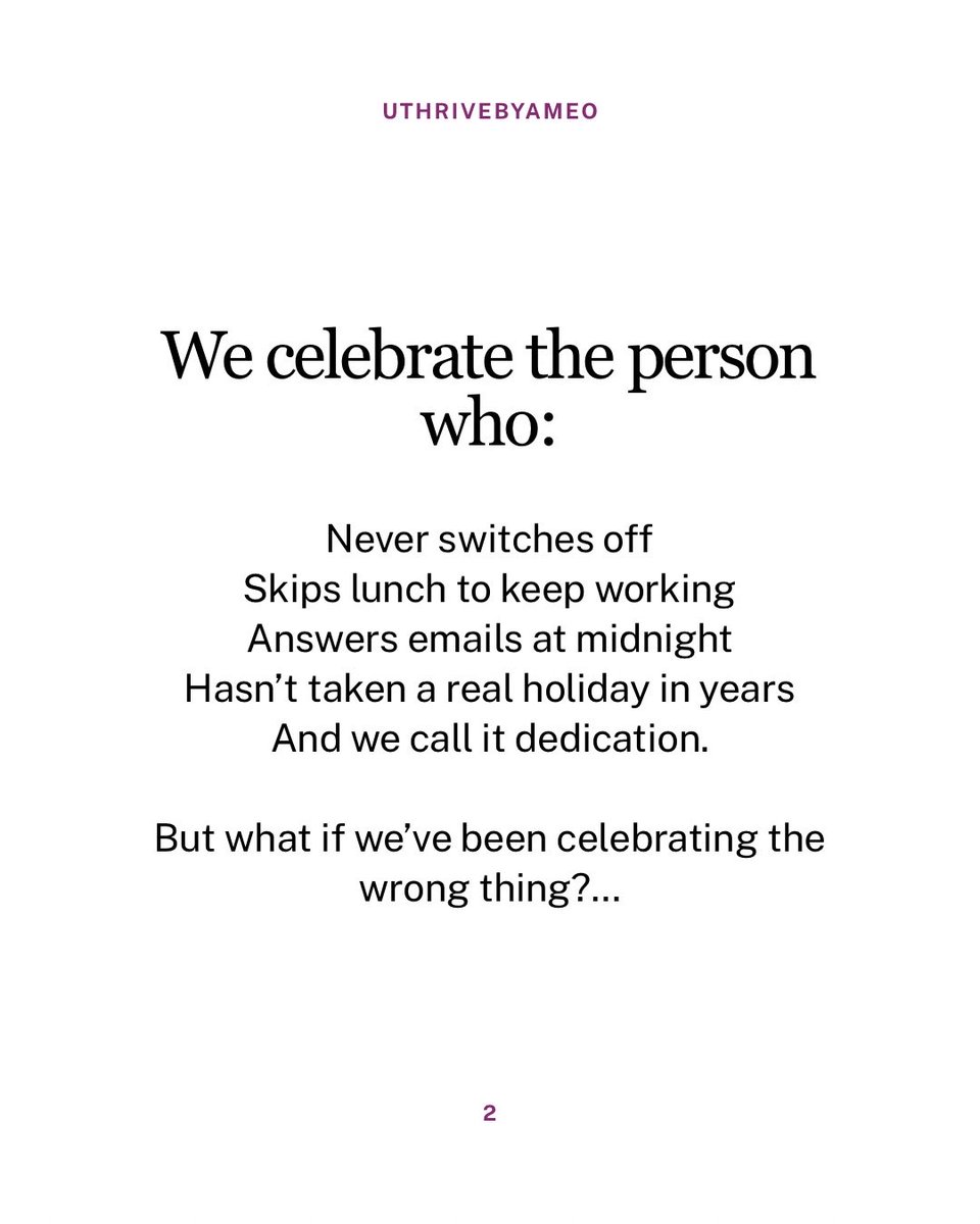 UthriveByAMEO's tweet photo. honest question → are you actually working hard or just staying busy? because there’s a difference. and knowing that difference could change everything. https://t.co/wS9TDLNQvA