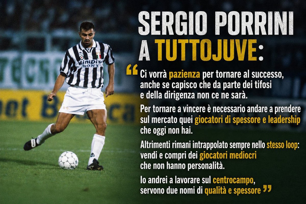 _Morik92_'s tweet photo. ‼️Il pensiero di Sergio #Porrini sulla società, sul cosa serve alla #Juve per tornare alla vittoria e sulle differenze tra la sua squadra e quella di oggi. https://t.co/IrNAJSTCjg