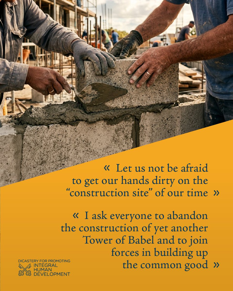 VaticanIHD's tweet photo. ✨ #MagnificaHumanitas: Pope Leo invites us to be builders of our time by "placing God once more on the horizon of our actions and the human person at the center of our decisions". 🌍🤝

Learn more 👇
https://t.co/p6UFcFfJHJ https://t.co/O2BqSDNvYu