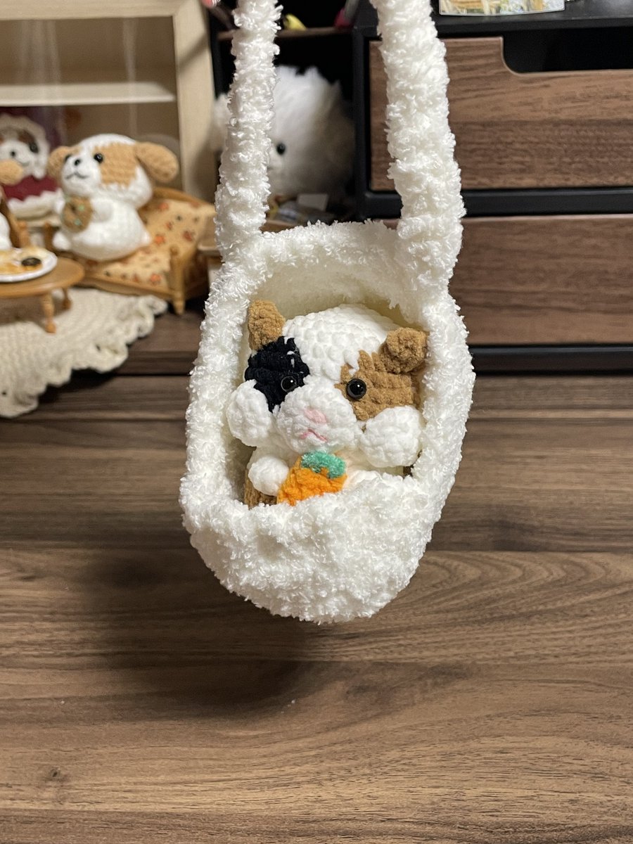 みのぼーあみぐるみ 池田動物園で販売中のサンちゃんのあみぐるみ、ぼちぼち追加納品します