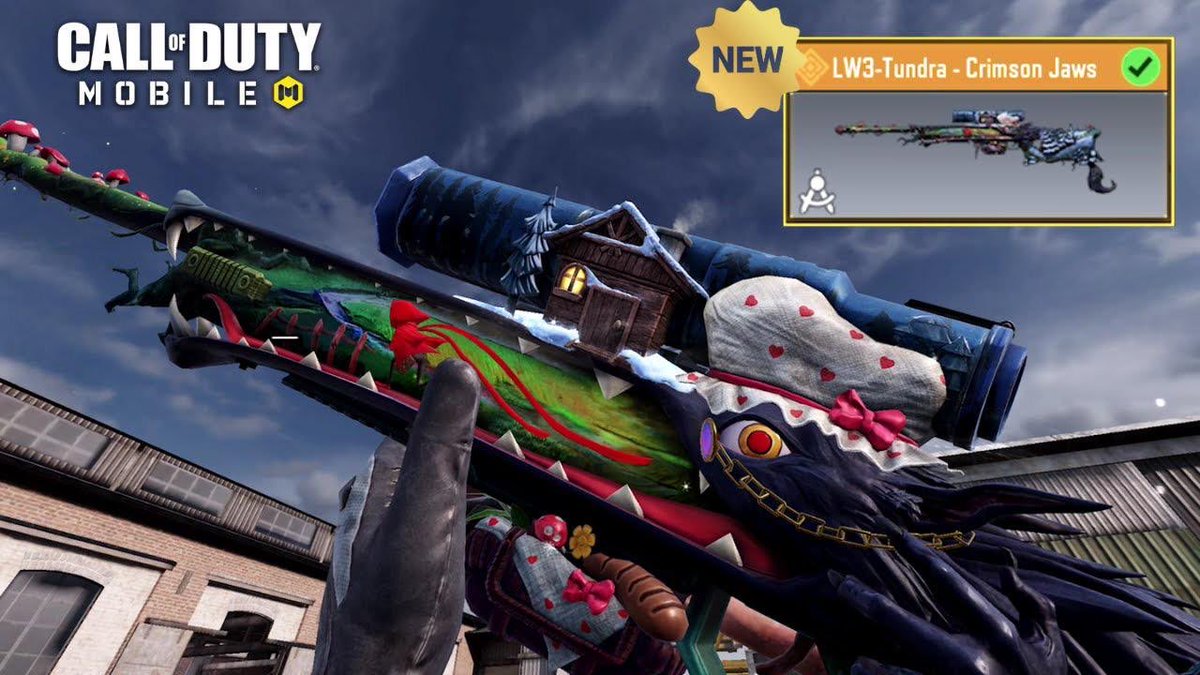 _Prof_x's tweet photo. @PlayCODMobile Please release the Tundra: Crimson Jaws again. https://t.co/6XQoV6Pveo