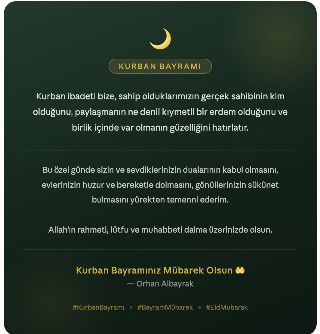 Doç. Dr. Orhan Albayrak tweet media