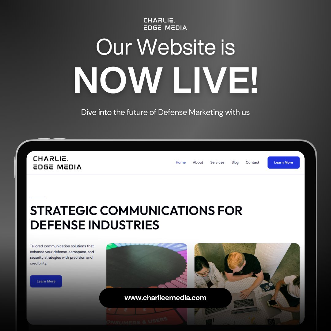 CharlieEdgeMed's tweet photo. 🚀 The official website of Charlie Edge Media is now live.

🌐 Visit our website and explore our platform: https://t.co/vfymUU02zX https://t.co/fhcZc3rhxR