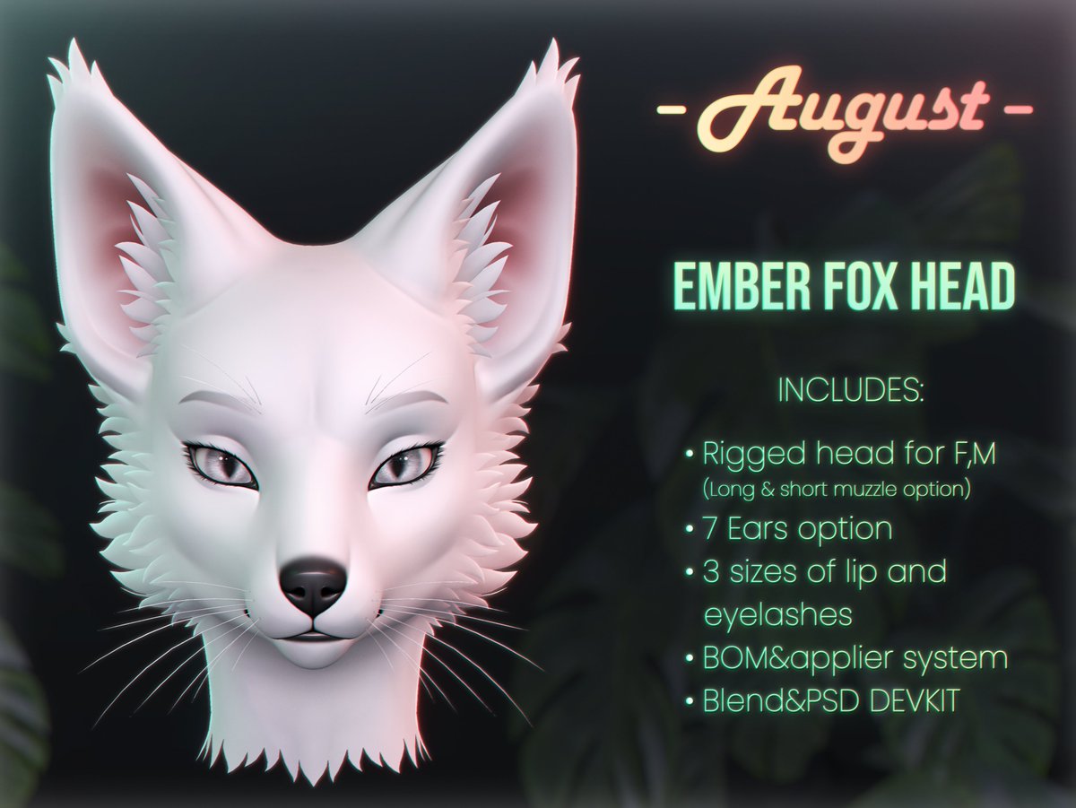 August_Furry's tweet photo. We've been waiting a long time, but I assure you, it's worth it!

Finally, the fox head is out!

You can buy it in Marketplace - https://t.co/FMv7JDKFXV
or in the Inworld store - https://t.co/OKI6Xn32h7 https://t.co/bMg0SOmcFH