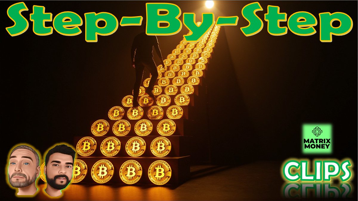 MatrixMoneyTalk's tweet photo. Trying to time the market is a fool's errand... 

In this clip Jar @CryptoJar_Net and CCM @CryptoCoinMind break down why the most powerful tool in your arsenal for #Bitcoin, #Gold, or #Silver isn't a crystal ball... it's the boring, disciplined strategy of dollar cost averaging #DCA 

https://t.co/f02Ca8Foo5