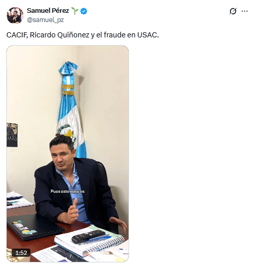 Analuciaspetto's tweet photo. El alcohólico de Samuel Pérez ya tiene slogan de campaña: atacar otra vez a CACIF y Quiñonez 

Lo hace porque NO tiene logros que demostrar solo  fracasos. 

- No saco a Consuelo
- No saco a Mazariegos
- No lograron  el metro 
-No pudieron con Molina 
-NO HAN LOGRADO NI MIERDA 

Y ahora pretende pedir votos sin HECHOS y usando el ataque como siempre. Búscate logros que ya cansas @samuel_pz