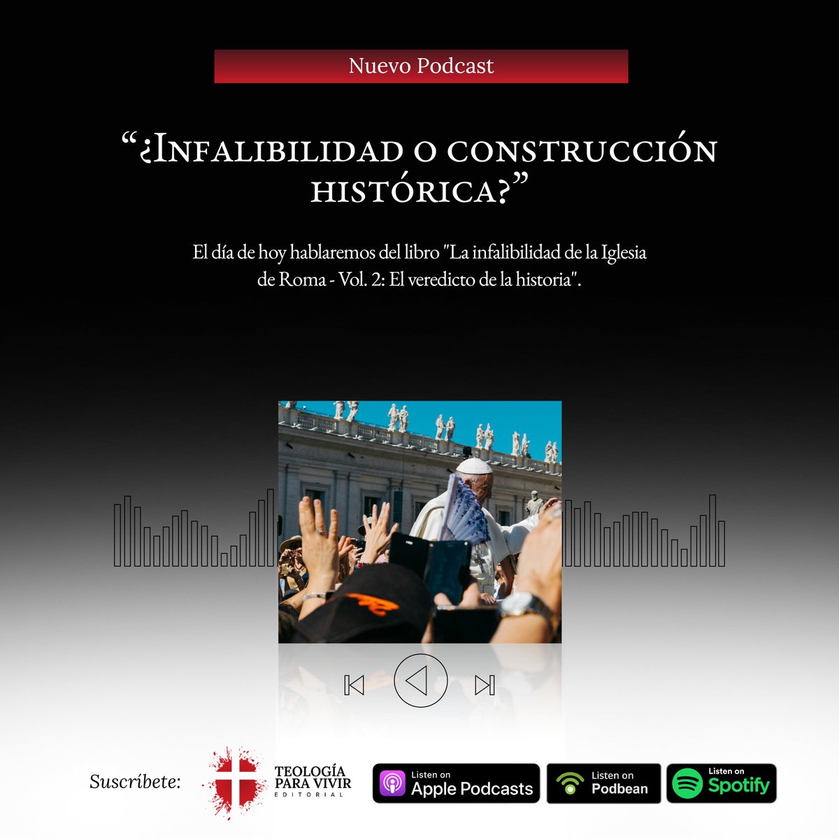 EditorialTPV's tweet photo. En este episodio presentamos la continuación y conclusión de una de las críticas protestantes más rigurosas jamás escritas contra la pretensión de infalibilidad papal.

Link:
https://t.co/eBGVPjLWNd

Más detalles sobre el libro: 
https://t.co/mqHuGvOXqo https://t.co/yIwOenWrxK