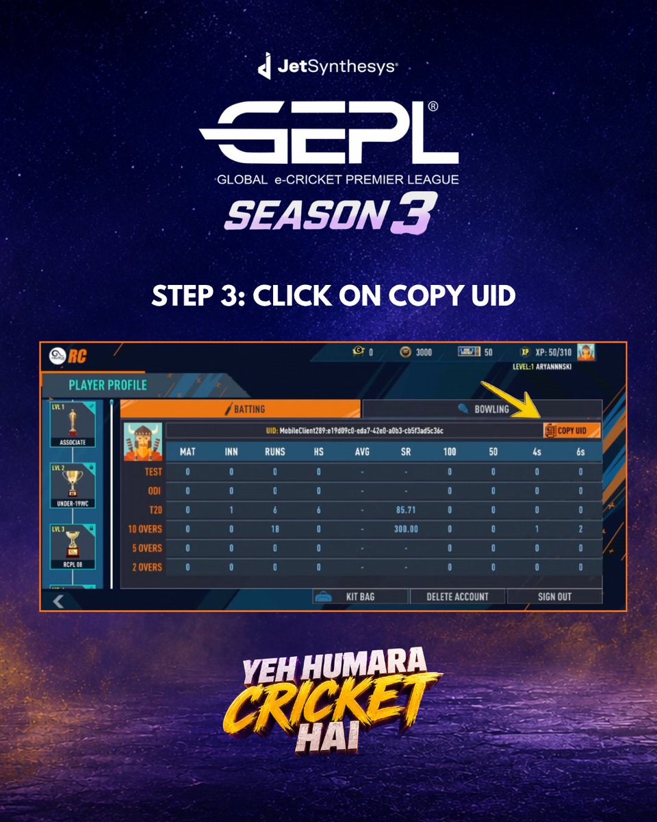 Global e-Cricket Premier League tweet media
