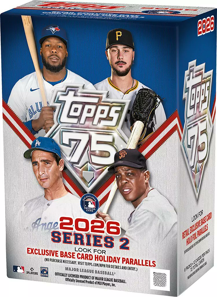 SOLELINKS's tweet photo. Ad: 2026 Topps Series 2 Baseball Boxes on DSG

Hanger:https://t.co/Hr7l0oOXrk
Value:https://t.co/ognDBSQ6Ne
Display:https://t.co/QHA8VS9XjD
Super:https://t.co/0ju9yrRCTB https://t.co/1Iwl0WVDUT