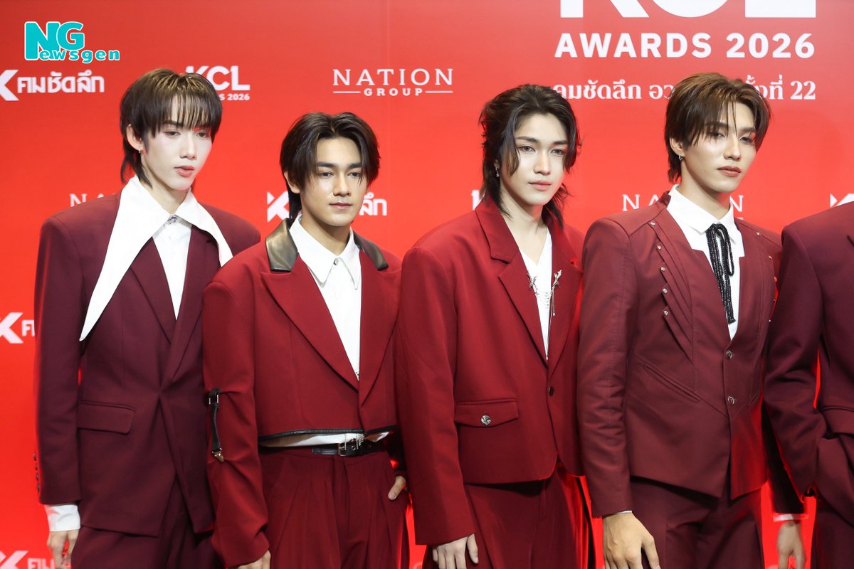 NGnewsgen's tweet photo. หนุ่มๆ “SH1NE” ร่วมเดินพรมแดงในงานประกาศรางวัล “KCL AWARDS 2026 คมชัดลึกอวอร์ด ครั้งที่ 22”

#SH1NE
#KCLAWARDS2026
#คมชัดลึกอวอร์ดครั้งที่22 https://t.co/0W5PQcxQUk