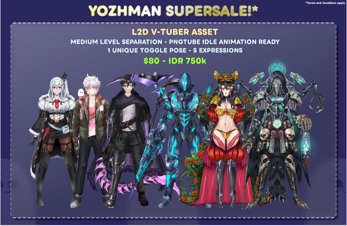 yozhman's tweet photo. YOZHMAN ILLUSTRATION SUPERSALE WAOW!

for a limited time and slots i'm discounting all of my commission services!!!

likes and retweets are very appreciated because i havent received any commissions for a while. So this sale will serve as an exposure booster and quick income boost for me. 

Google form link for direct commissioning is in the replies. You can also use my vgen link in bio to commission me.