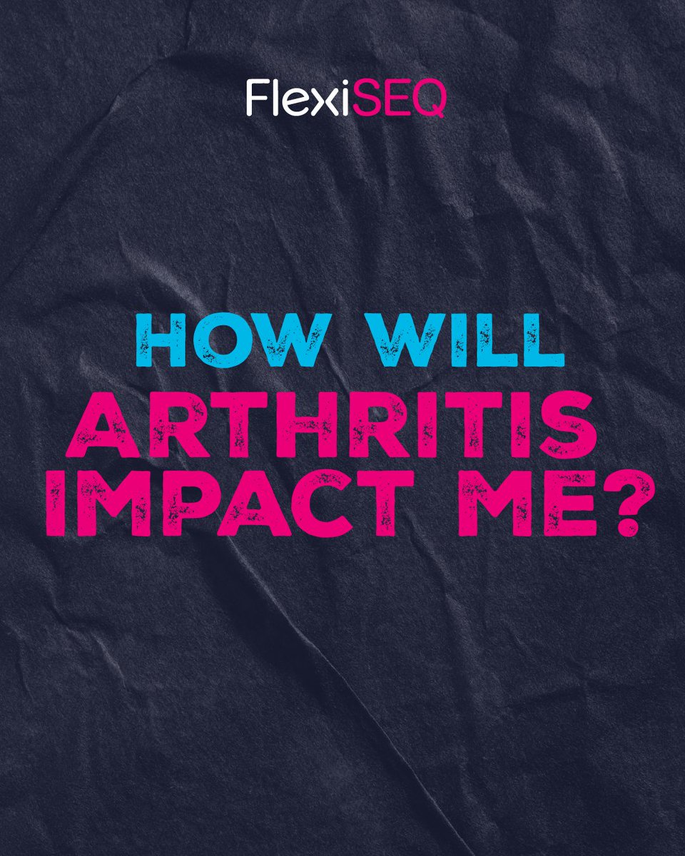 FLEXISEQ's tweet photo. Have you recently been told you have arthritis and worried how it is going to impact your life?

Fear not, there are ways of managing it.

Discover what they are in the comments below.

https://t.co/RKykZm08Xh https://t.co/vK5EtdFGXp