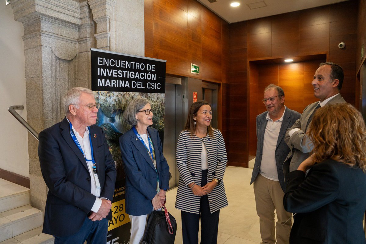 MartaVAgal's tweet photo. Galicia é un referente internacional no ámbito da investigación mariña.
 
Así o destaquei no encontro organizado en Vigo polo Instituto de Investigacións Mariñas (IIM-CSIC) con motivo do seu 75 aniversario. Moitos parabéns por esa traxectoria! https://t.co/DJoYsUkiOw
