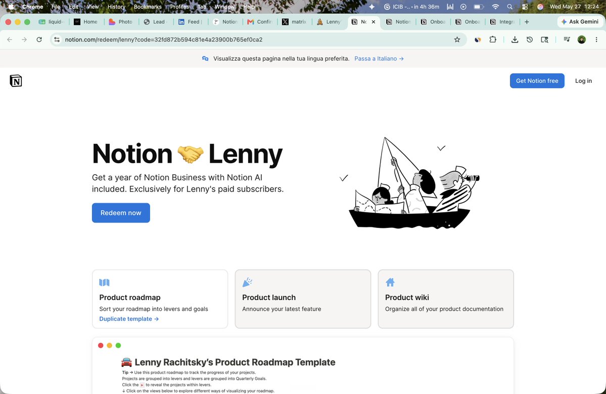 matrix0db's tweet photo. I am trying to redeem the notion coupon in Lenny's newsletter but I receive this error and I can't proceed, can you help? @NotionHQ @lennysan https://t.co/rk8bLaUyMY