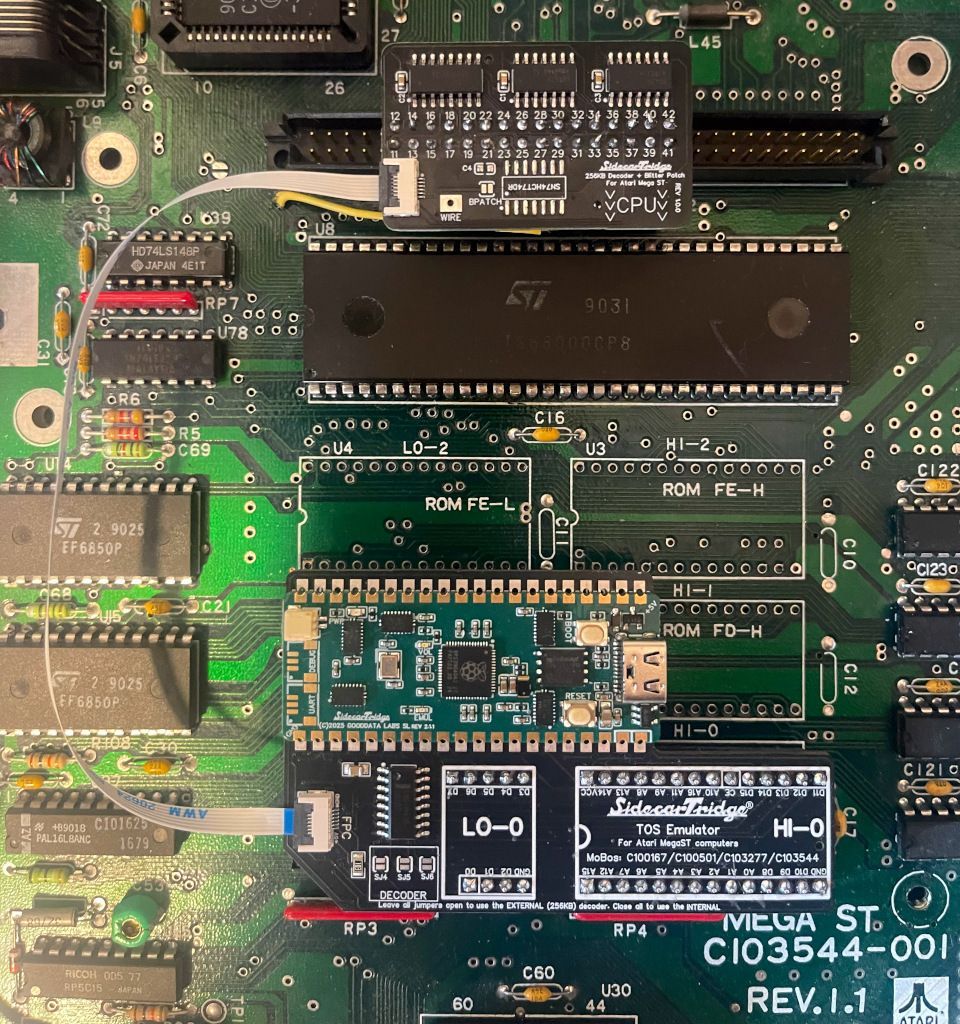 Solderless 256KB Decoder for Atari Mega ST is live. The new revision ...