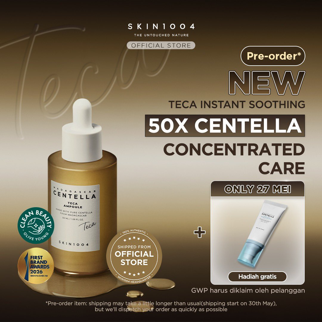 annisyarchma's tweet photo. Finally produk baru @SKIN1004_id launching di TikTok Shop 👀

Katanya Centella biasa udah calming…
gimana kalau 50X lebih concentrated? https://t.co/9S1Xt0IGug