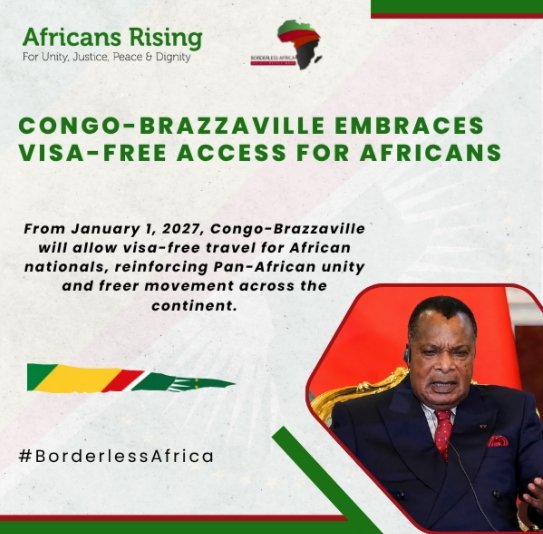KabengeDisan's tweet photo. Progress like this show to demonstrate that the vision of a borderless Africa is not just possible, it is already happening.
Thank you for standing with us and supporting the movement towards a free movement, more united Africa.
#BorderlessAfricaCampaign
#AfricamyHomemyFuture https://t.co/cekVVtT61w
