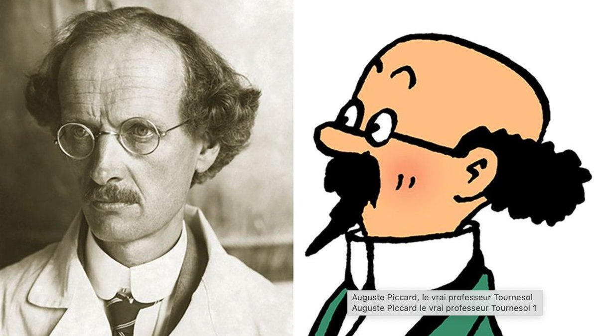tuCpakoa's tweet photo. Le 27 mai 1931, Auguste Piccard (le savant qui servit de modèle à Hergé pour créer le "professeur Tournesol") s'envola à 16 000 mètres d'altitude avec son ballon et devint le 1er humain dans la stratosphère !

📙 https://t.co/z2tfz7HlLo https://t.co/uFUg5W5D9K