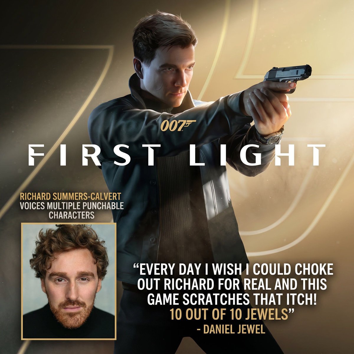 RichardSCalvert's tweet photo. Ever wanted to punch me in the face? Well now’s your chance!

So hyped to have spent the last few years on this game, you’ll hear me pop up throughout your journeys so please feel free to throw me, shock me, lob your gun at me, whatever you want. I deserve it. https://t.co/2wuyGFwtZP