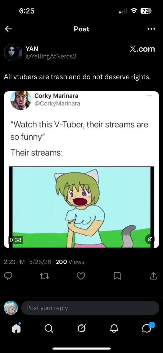 Zach__318's tweet photo. @YellingAtNerds2 @Cab00seSSJ4 @MeltingSnowBro Bigger cognitive dissonance than coming after a take shitting on a group of people you also don't like? https://t.co/GuQ5hXx33u
