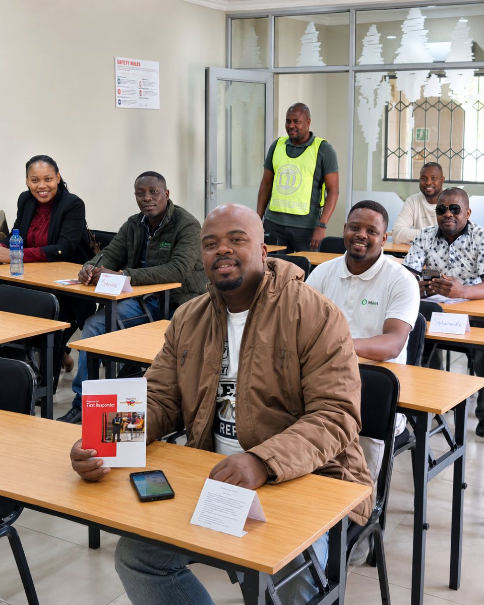 0861EMCARE's tweet photo. 🔥 Basic Fire Fighting training completed at our Nelspruit branch.

Next course date: 8 June 2026

Book here: https://t.co/Uh6Vrxxisp
WhatsApp: https://t.co/3398dclDEa
#EMCARE #BasicFireFighting #FireSafety #OHS #Nelspruit https://t.co/L06fs3fqTJ