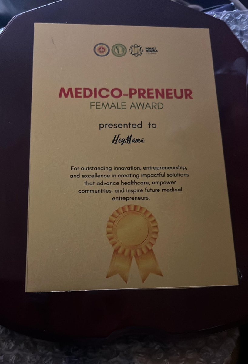 HeyMamaCare's tweet photo. We had barely taken in the excitement from this nomination when the win came through 

This win for us is more than just recognition, it is proof that the work we’re doing is actually impactful and that what we’re building at HeyMama truly matters https://t.co/ofA1RnJCwZ