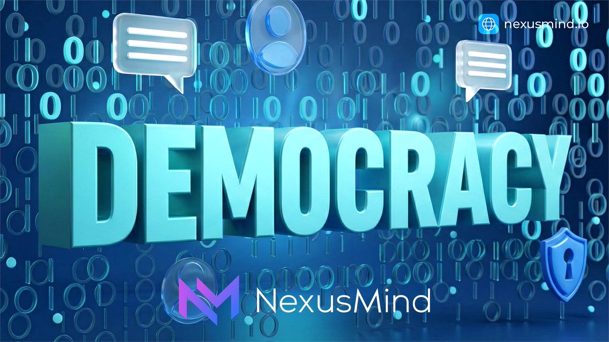 MyNexusMind's tweet photo. 🗳 This isn't just tech – it's democracy in code.

🌟 #NexusMind is 100% community-driven: your ideas, your votes, your roadmap. Shape the future of decentralized AI &amp; privacy together.

👥⚡️ Every voice fuels the evolution. Power to the people!

$NMD $UNMD https://t.co/NO39t95nxq
