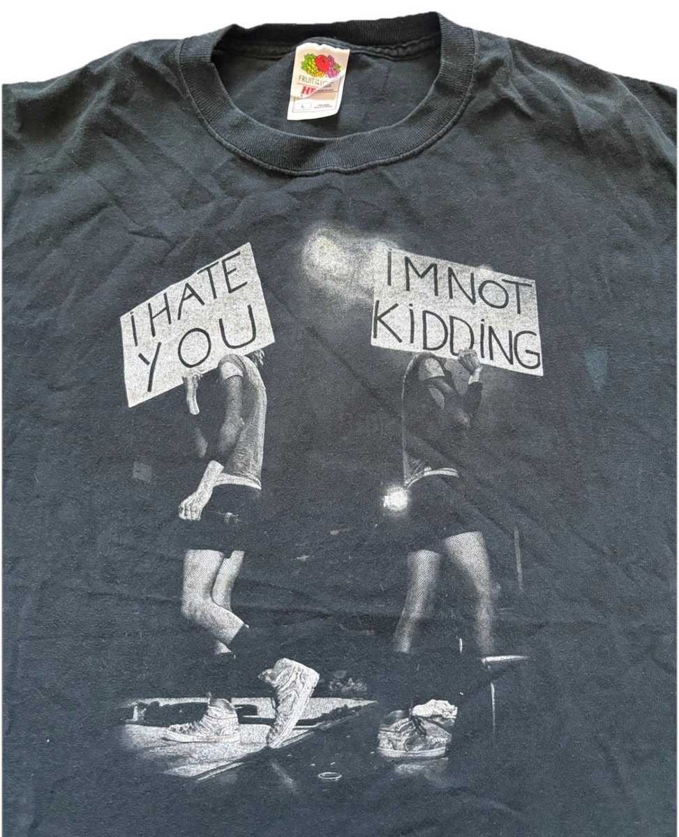 MsiDaily's tweet photo. Our Pain Your Gain I Hate You I’m Not Kidding promo shirt https://t.co/ILfbQXRq55