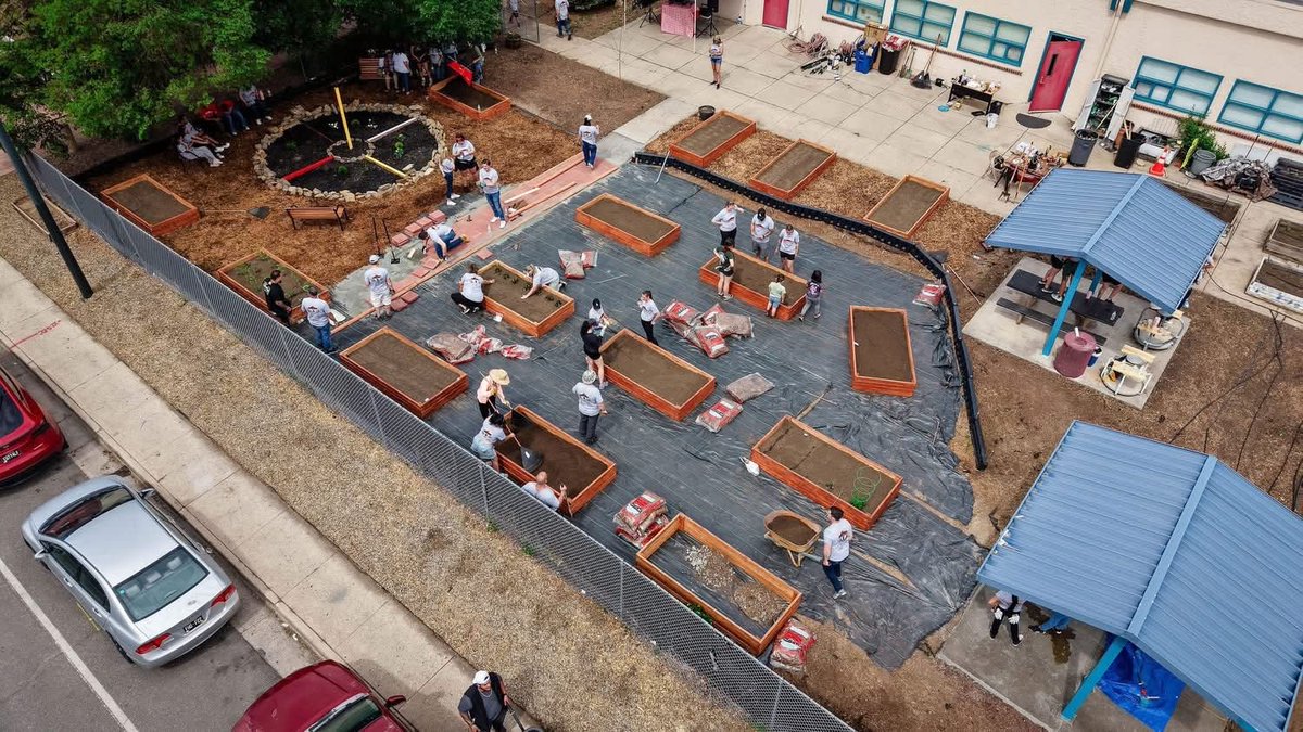 PRC_PrepRite's tweet photo. Wow!! 🪴  Huge thank you to all the amazing volunteers who came together for Red Day to help build this community garden. Moments like this remind us what community is all about 💚 

#buildingalegacy #prepritecoatings #communityproject #REDday #localimpact #denvercommunity https://t.co/OOxTqpoNnH