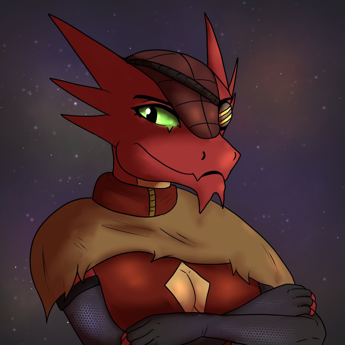 elitos_5's tweet photo. Bust shot of my crimson gal. I need to draw her more https://t.co/FLy0FoE22M