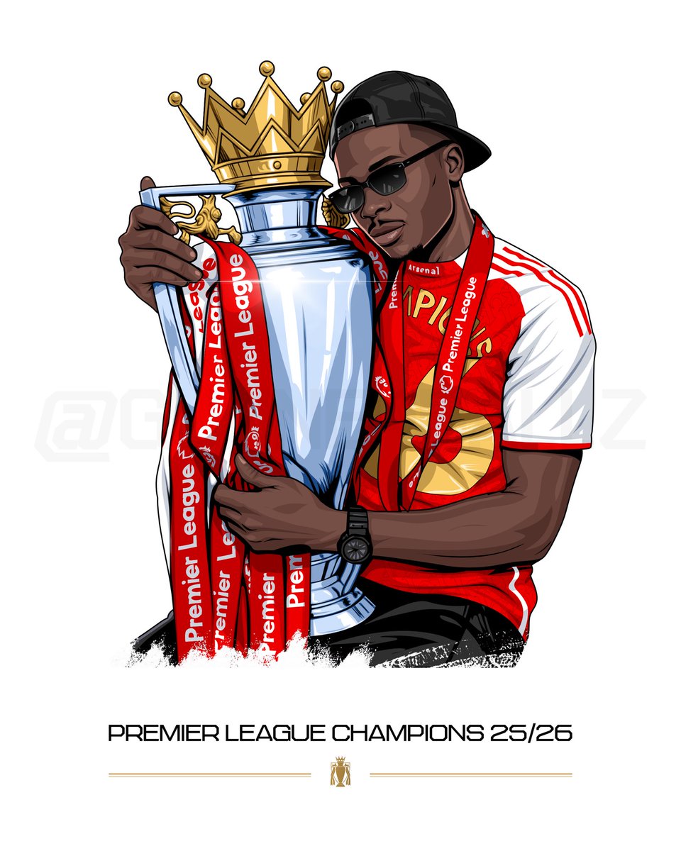 GunnerBallZ's tweet photo. Saka. Premier League Champion. 🌶️

#Arsenal #COYG #ArsenalChampions https://t.co/z5AGCWwNwO