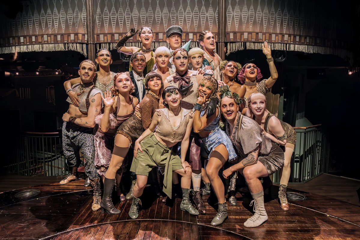 kitkatclubLDN's tweet photo. FIRST LOOK at Jamie Muscato as Emcee in “the best show in London” (@telegraph).

Jamie stars as Emcee until Saturday 19 September 2026. Book direct: https://t.co/RFefEUqKlv

📸: marcsbrenner https://t.co/BF6wSIW3gs