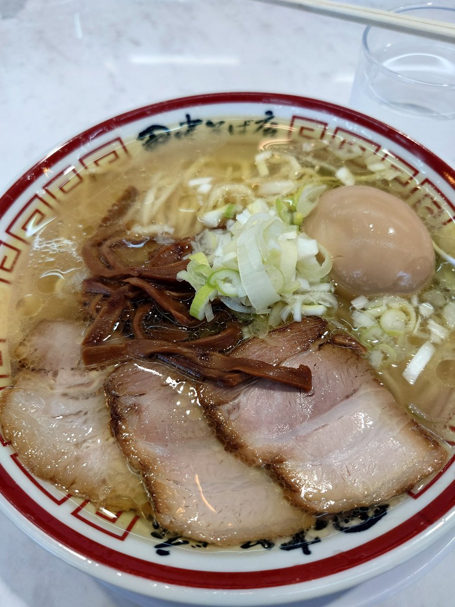 tocchinn19367's tweet photo. ＃田中そば店
＃中華そばtp味玉
何ていうか珍しい麺でした😙 https://t.co/07F20mvN0Y