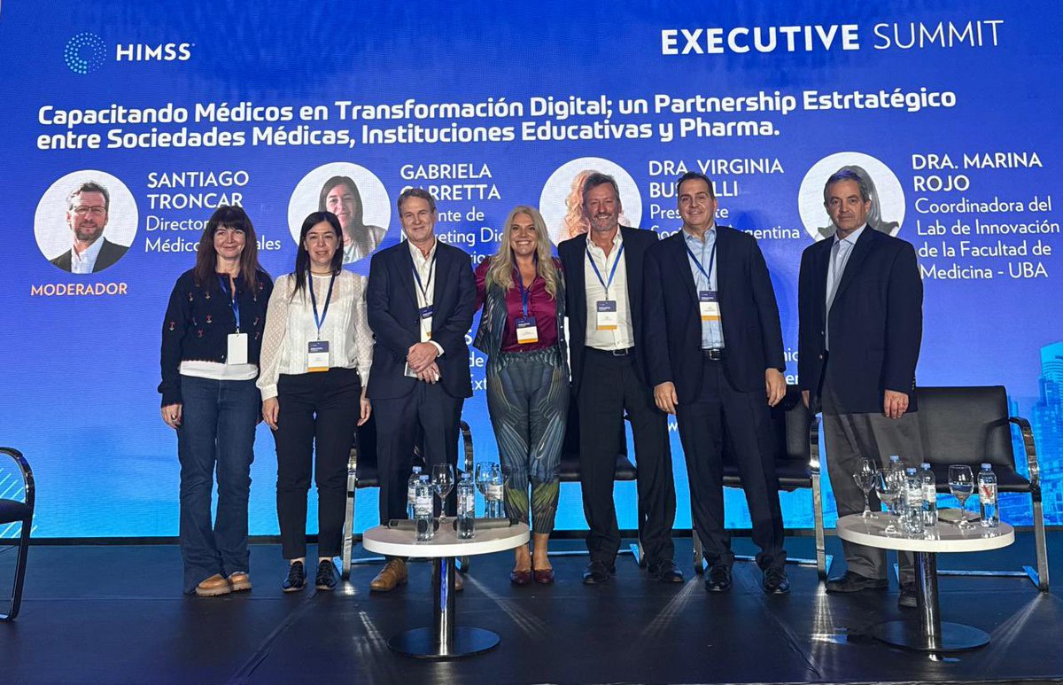 stroncar's tweet photo. Gracias @HIMSS Argentina por darnos la oportunidad y espacio para discutir sobre “educación en transformación digital” para los médicos con todos los actores protagónicos del sector https://t.co/TwNUAOXpCp