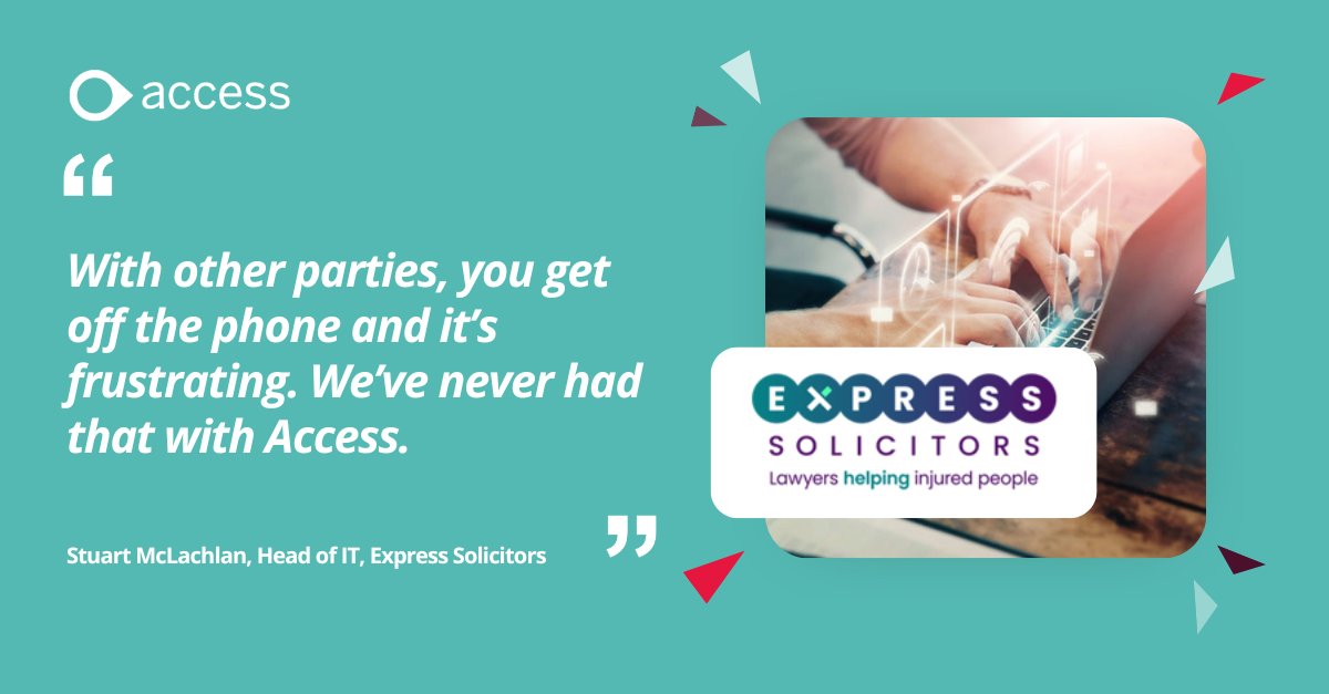 TheAccessGroup's tweet photo. “The bigger you are, the more you need to protect the business.”
As Express Solicitors scaled, backups weren’t enough. With Access Managed Services, they can bring 40TB online in minutes, limit data loss to seconds and stay up, no matter what:
https://t.co/NAt3M7ztoc

#LawFirm https://t.co/KsfAnkf6hZ