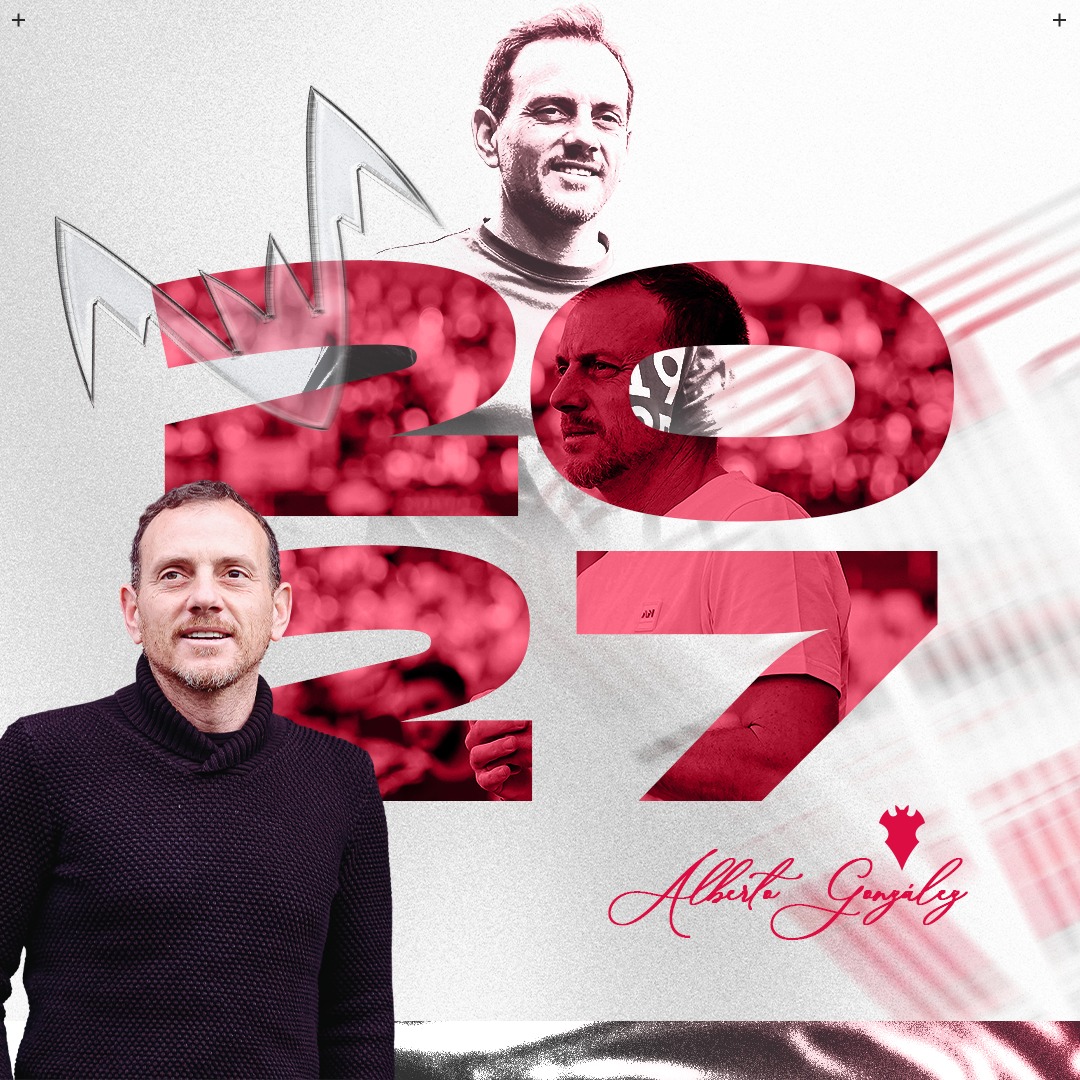 AlbaceteBPSAD's tweet photo. El capitán del barco sigue al frente 👔

Alberto González renueva con el Albacete Balompié hasta 2027