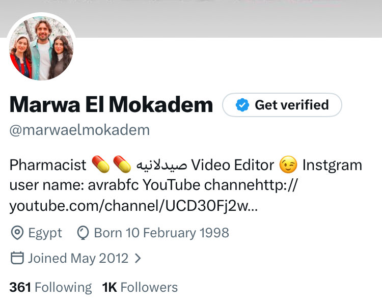 Marwa El Mokadem tweet media