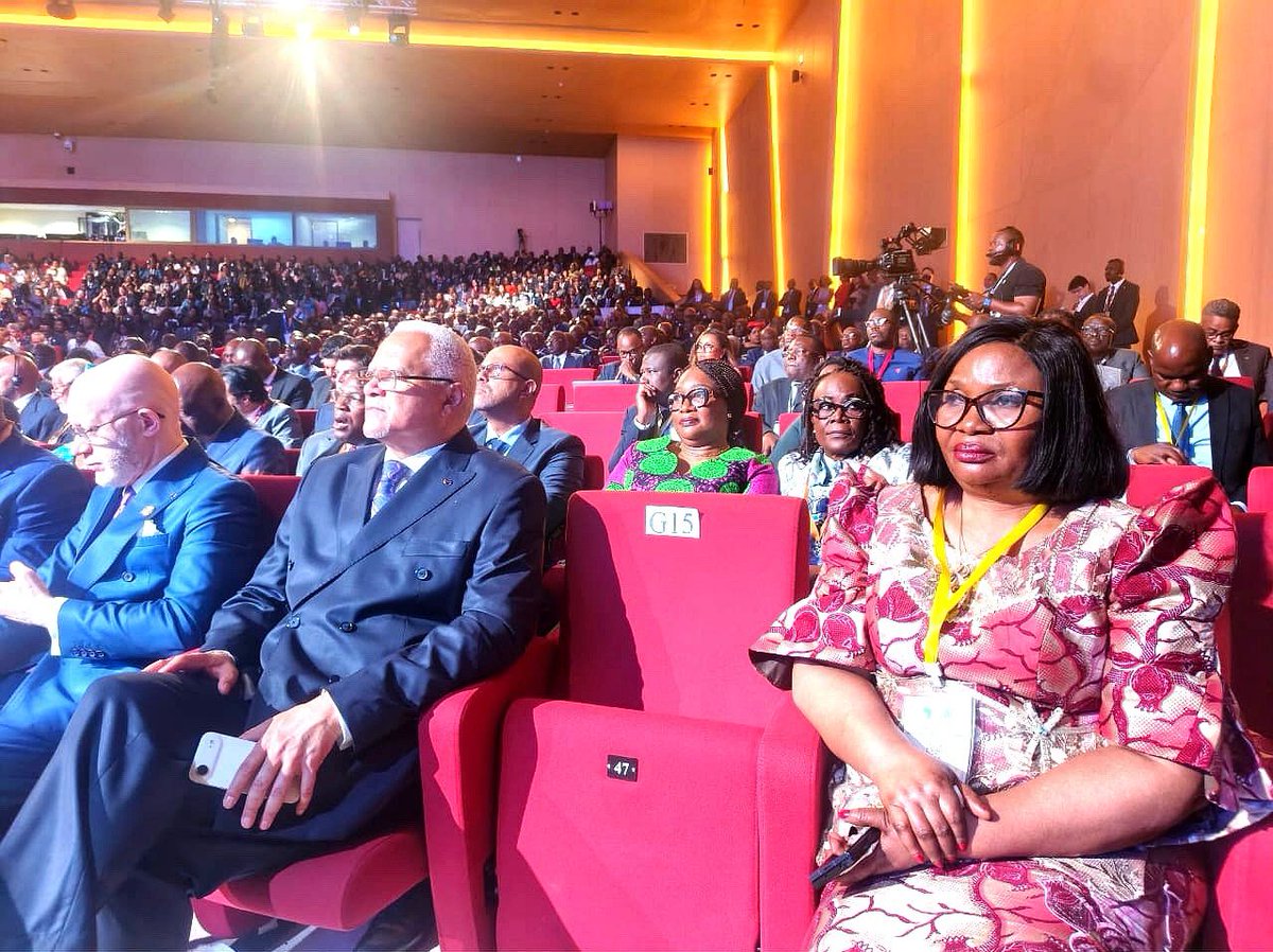 medd_nec's tweet photo. BAD 2026 à Brazzaville : présence de Marie Nyange, Ministre du MEDD-NEC au sommet stratégique pour mobiliser 1 300 milliards USD et redéfinir le financement du développement africain. 
@DaltonLukanda 
@fonaredd 
@papypalata https://t.co/I1feCJxX6w