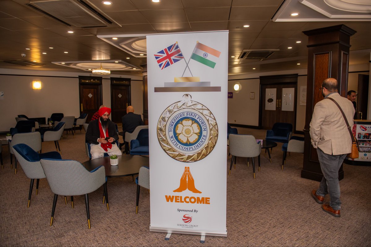 CGIManchester's tweet photo. CG joined the community at Bradford to celebrate Vaisakhi, organised by  the Yorkshire Sikh Forum and extended warm greetings to the Sikh community. CG commended the leader Shri Nirmal Singh Sekhon for promoting community harmony, interfaith understanding, youth engagement and social welfare across Yorkshire. Such efforts strengthen friendships, mutual respect and instil unity. 

Vaisakhi is deeply significant occasion with a message of courage and sacrifice of Guru Gobind Singh and teachings of compassion and universal brotherhood by Guru Nanak Dev. 

The Sikh Diaspora has made extraordinary contributions globally, including in the UK through their enterprising approach and public service. The spirit of Seva remains a shining example of the community. 

CGI wishes all peace, harmony and good health.

@MEAIndia @HCI_London @MinOfCultureGoI @IndianDiplomacy
