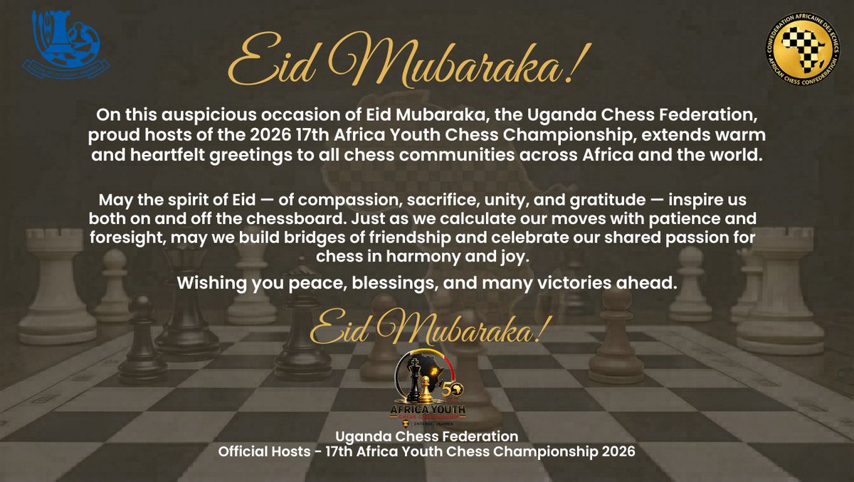 Uganda Chess Federation (UCF) tweet media
