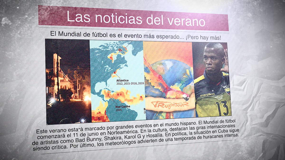 Bablingua's tweet photo. Hoy le presentamos a tus estudiantes 4 temas que serán noticia este verano: https://t.co/wuLswF8xdi https://t.co/dHaysiGk6v