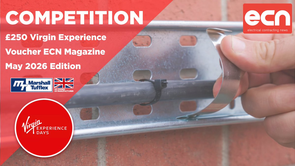MTufflex's tweet photo. Contractors! 📣

Our competition in ECN Magazine ends soon on the 31st May 2026!

You could be in for the chance to win a Luxury Collection Virgin Experience voucher worth £250 🤑

Just answer 3 questions about our LINIAN cable tray clips 🔥

https://t.co/eHEpMKqvH6 https://t.co/vKIUdRwqb8