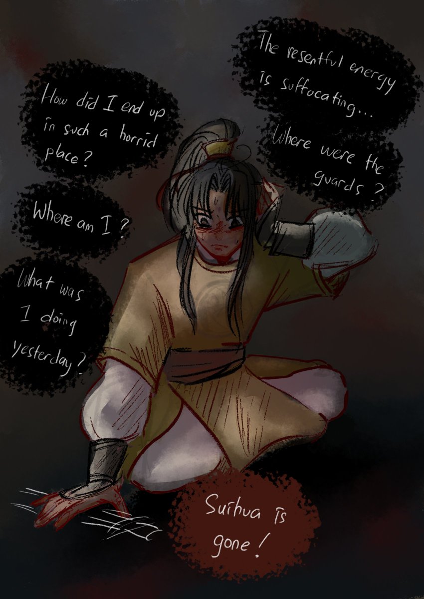 Kal_merry_art's tweet photo. Being a child of influential origin, Jin Ling was no stranger to kidnapping or even assassination attempts. Though scarce, it wasn’t wholly improbable that one had succeeded. But then, how could he possibly have slept through such an ordeal?

#MDZS #魔道祖師 #金凌 #jinling https://t.co/8FhgQ4Hj0K