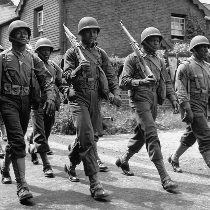 AfricanArchives's tweet photo. Africans around the world fought in both World Wars, only to return home to colonialism in Africa and the Caribbean and Jim Crow in America. 

Throughout history we’ve been enlisted to fights and die in wars instigated by our oppressors; wars which had nothing to do with us. https://t.co/ptN3jC6uHP